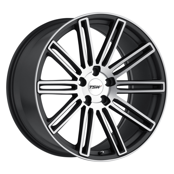 TSW - TSW CROWTHORNE 18X9.5 5X112 Matte Gunmetal W/ Matte Machine Face|1895CRW505112G72