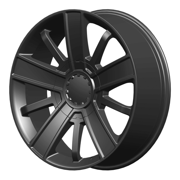 Performance Replicas - Performance Replicas PR153 20X9 6X5.5 Satin Black|153SB-295827