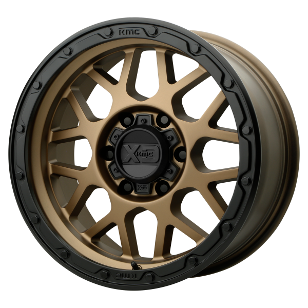 XD - XD XD135 GRENADE OR 16X8 6X5.5 Matte Bronze Matte Black Lip|XD13568068606N