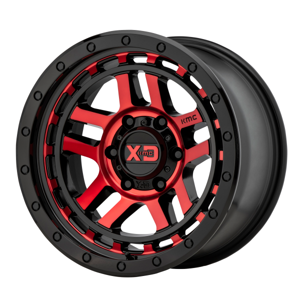 XD - XD XD140 RECON 17X8.5 6X5.5 Gloss Black Machined With Red Tint|XD14078568918