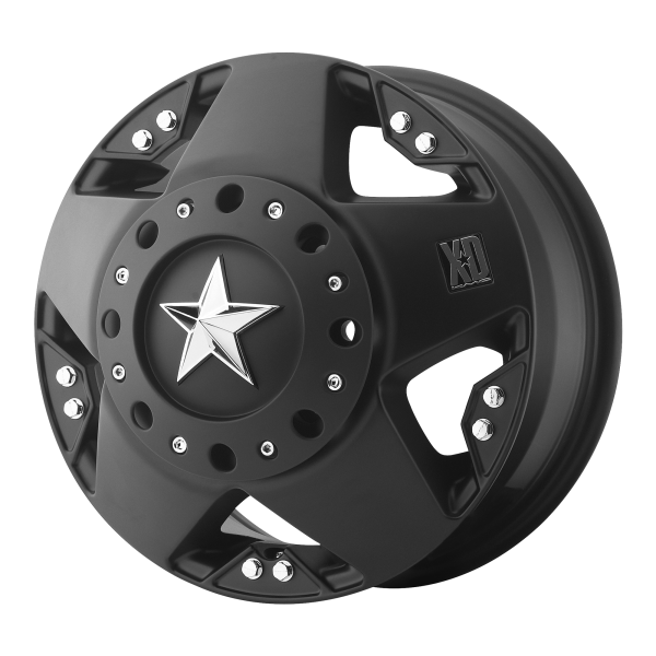 XD - XD XD775 ROCKSTAR 16X6 8X6.5 Matte Black - Front|XD77566080799