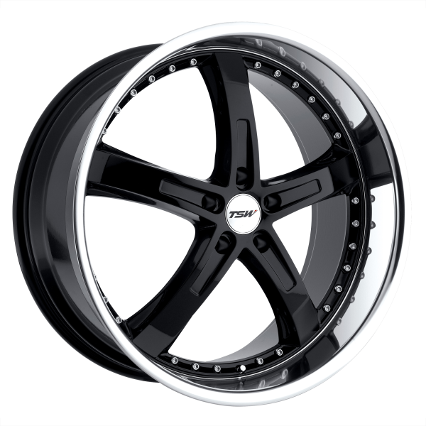 TSW - TSW JARAMA 18X9.5 5X120 Gloss Black W/ Mirror Cut Lip|1895JAR455120B76