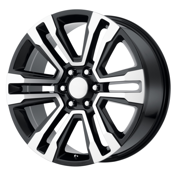 Performance Replicas - Performance Replicas PR182 22X9 6X5.5 Gloss Black Machined|182BM-2295824