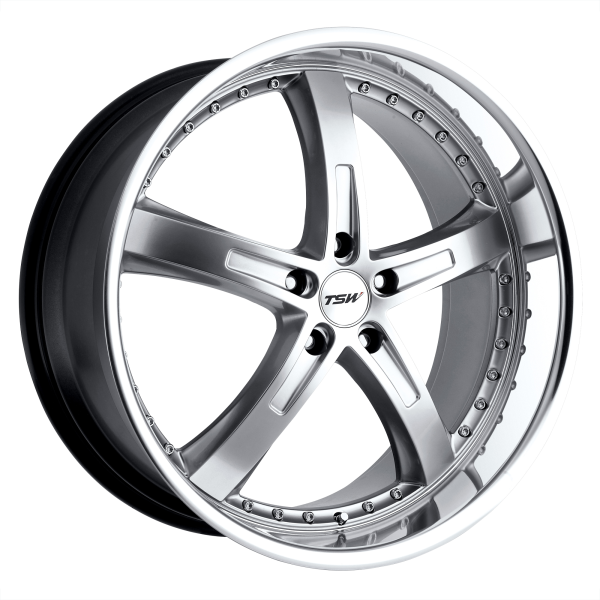 TSW - TSW JARAMA 19X8 5X4.5 Hyper Silver W/ Mirror Cut Lip|1980JAR405114S76