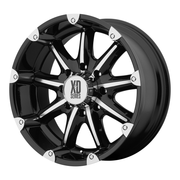 XD - XD XD779 BADLANDS 20X9 8X6.5 Gloss Black Machined|XD77929080312N