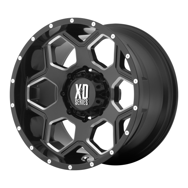 XD - XD XD813 BATALLION 20X10 5X5.0 Gloss Black Milled|XD81321050324N