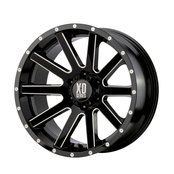 XD - XD XD818 HEIST 20X10 6X135 Gloss Black Milled|XD81821063324N