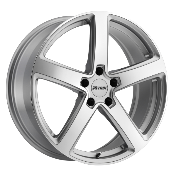 Petrol - Petrol P2A 17X8 5X112 Silver W/ Machined Cut Face|1780P2A325112S72