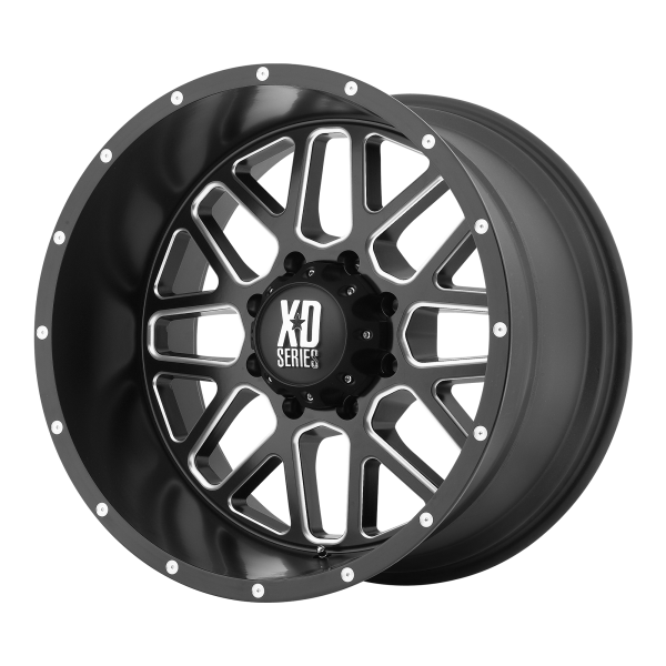 XD - XD XD820 GRENADE 17X8.5 5X5.0 Satin Black Milled|XD82078550900