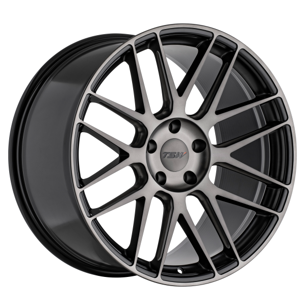 TSW - TSW NORD 19X9.5 5X120 Semi Gloss Black Milled-Machined Dark Tint Face|1995NRD405120F76