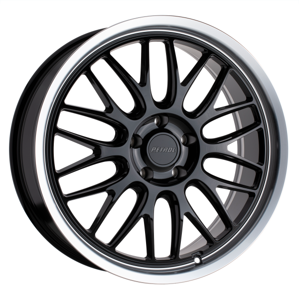 Petrol - Petrol P4C 20X8.5 5X4.5 Gloss Black W/ Machined Cut Lip|2085P4C405114B76