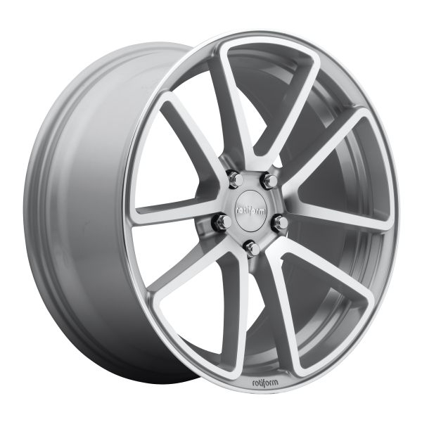 Rotiform 1PC - Rotiform 1PC R120 SPF 18X8.5 5X100 Gloss Silver Machined|R120188579+35