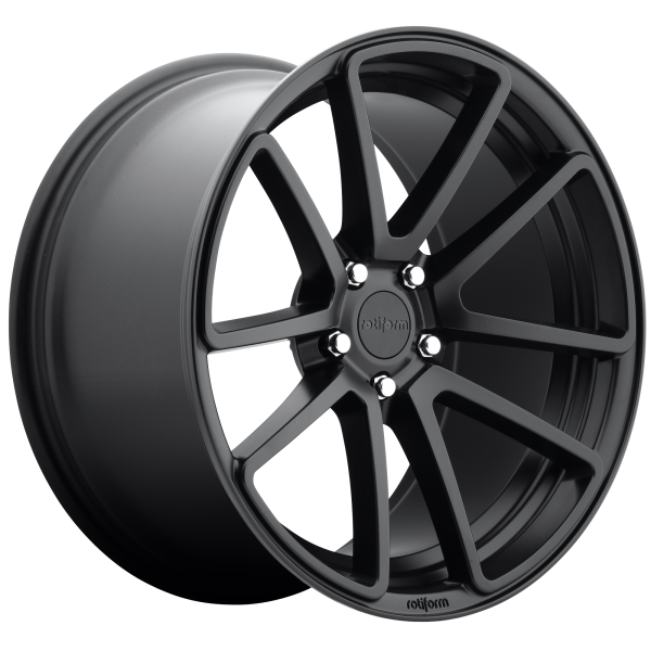 Rotiform 1PC - Rotiform 1PC R122 SPF 19X8.5 5X112 Matte Black|R122198543+45