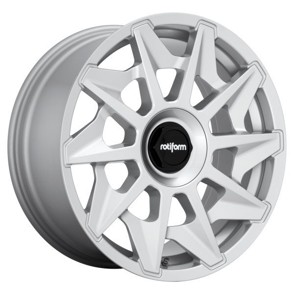 Rotiform 1PC - Rotiform 1PC R124 CVT 20X8.5 5X112/120 Gloss Silver|R1242085F4+45