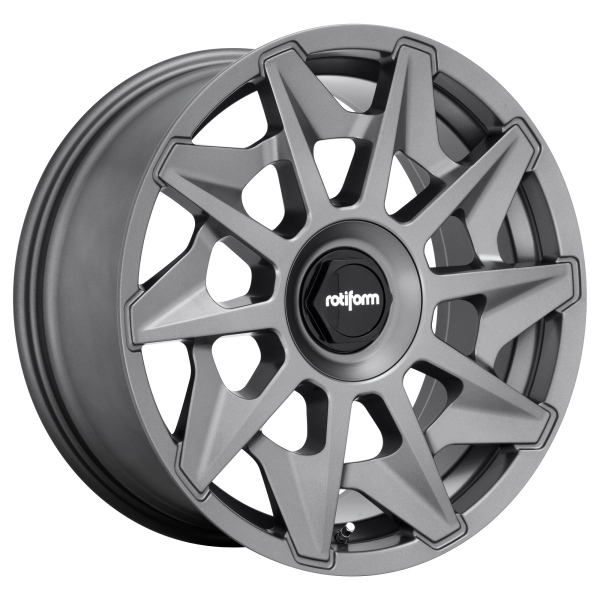Rotiform 1PC - Rotiform 1PC R128 CVT 20X8.5 5X112/120 Matte Anthracite|R128208525+45