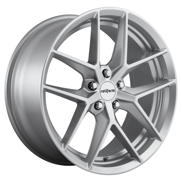 Rotiform 1PC - Rotiform 1PC R133 FLG 19X8.5 5X112 Gloss Silver|R133198543+45