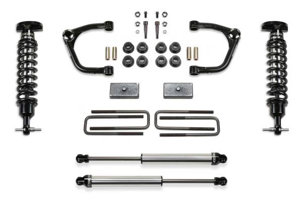 Fabtech - Fabtech 3" UNIBALL UCA SYS W/ DL 2.5 & 2.25 2019-20 GM C/K1500 P/U DIESEL K1167DL
