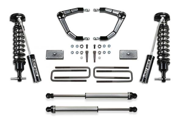 Fabtech - Fabtech 3" ALUM UCA SYS W/ BEARING ROD ENDS & DL 2.5 RESI & 2.25 2019-20 GM C/K1500 P/U K1172DL