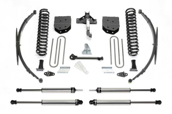 Fabtech - Fabtech 8" BASIC SYS W/DLSS SHKS & RR LEAF SPRNGS 2008-16 FORD F250/350 4WD K2127DL