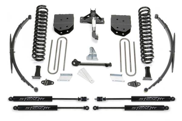 Fabtech - Fabtech 8" BASIC SYS W/STEALTH & RR LF SPRNGS 2008-16 FORD F250/350 4WD K2127M