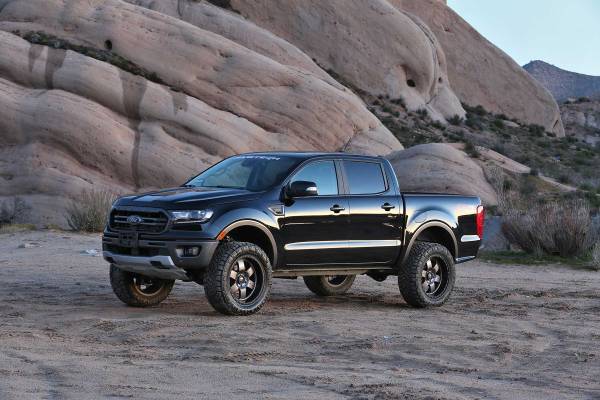 Fabtech - Fabtech 3.5" BJ UCA SYS W/ PERF SHKS 2019 FORD RANGER 4WD W/ INTRUSION BEAM KIT K2323