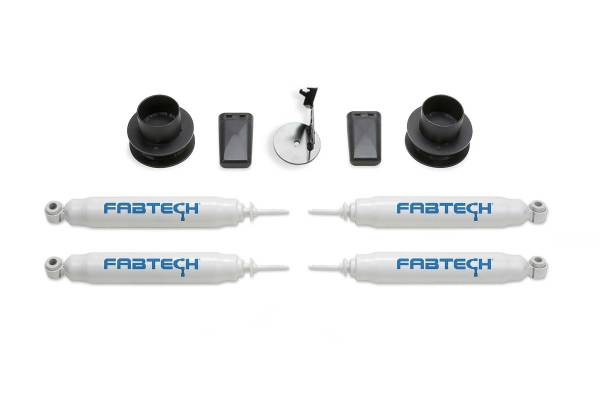 Fabtech - Fabtech 2.5" COIL SPCR KIT W/PERF SHKS 2019-20 RAM 2500 4WD K3191