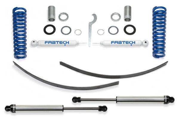 Fabtech - Fabtech 0-3.5" BASIC ADJ C/O SYS W/RR DLSS 95.5-04 TOYOTA TACOMA PRNNR 6 LUG MDLS 2/4WD K7015DL