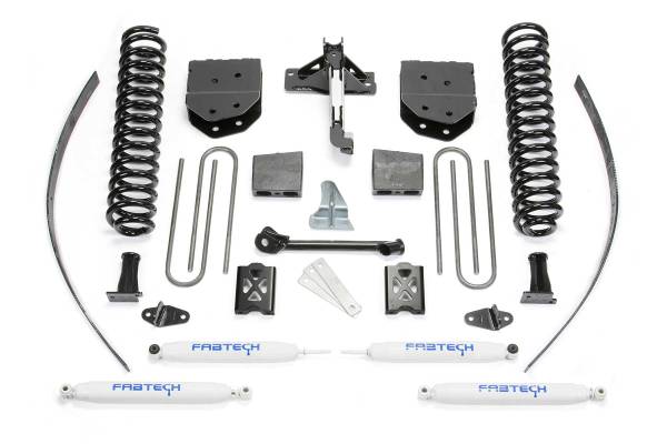 Fabtech - Fabtech 8" BASIC SYS W/PERF SHKS 05-07 FORD F250 4WD W/O FACTORY OVERLOAD K2039