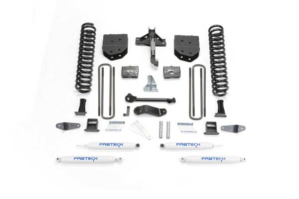 Fabtech - Fabtech 6" BASIC SYS W/PERF SHKS 08-10 FORD F450/550 4WD K2050