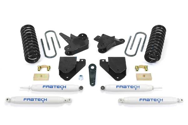 Fabtech - Fabtech 6" BASIC SYS W/PERF SHKS 05-07 FORD F250 2WD V10 & DIESEL K2060