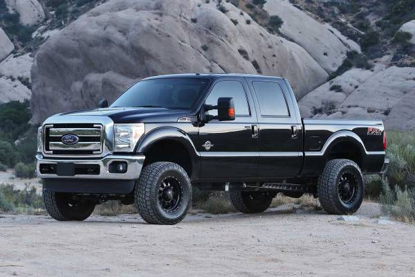 Fabtech - Fabtech 4" 4LINK SYS W/COILS & DLSS SHKS 2008-15 FORD F250/F350 4WD K2212DL
