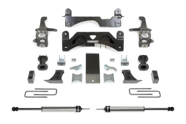 Fabtech - Fabtech 6" BASIC SYS W/C/O SPACERS & RR DLSS 2016-20 TOYOTA TUNDRA 2WD/4WD K7054DL