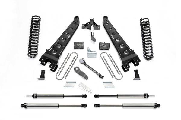 Fabtech - Fabtech 6" RAD ARM SYS W/COILS & DLSS SHKS 2008-16 FORD F350/450 4WD 8 LUG K2131DL