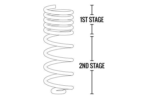 Fabtech - Fabtech 5" LT COIL KIT RR 4DR FTS24146