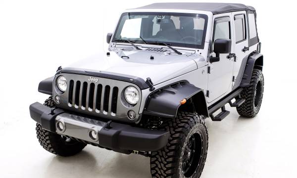 Lund - Lund Fx-Jeep Flat Style 4Pc Smooth FX606S