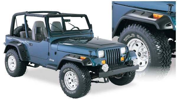 Bushwacker - Bushwacker Fender Flares Cutout Style 4Pc 10909-07
