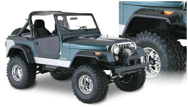 Bushwacker - Bushwacker Fender Flares Cutout Style 4Pc 10910-07