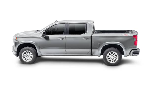Bushwacker - Bushwacker Fender Flares OE Style Color Silver Ice Metallic Smooth Finish 4 Pc 40930-54
