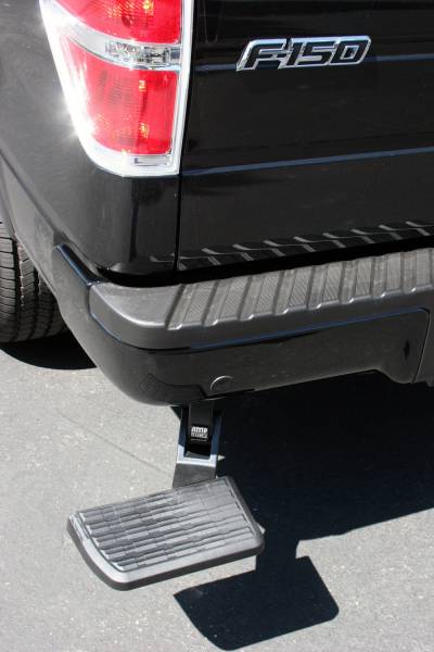 AMP Research - AMP Research Bedstep Flp Dwn Bmpr Stp 06-14 Ford F-150, Incl. Raptor (Excl Flareside) 75302-01A