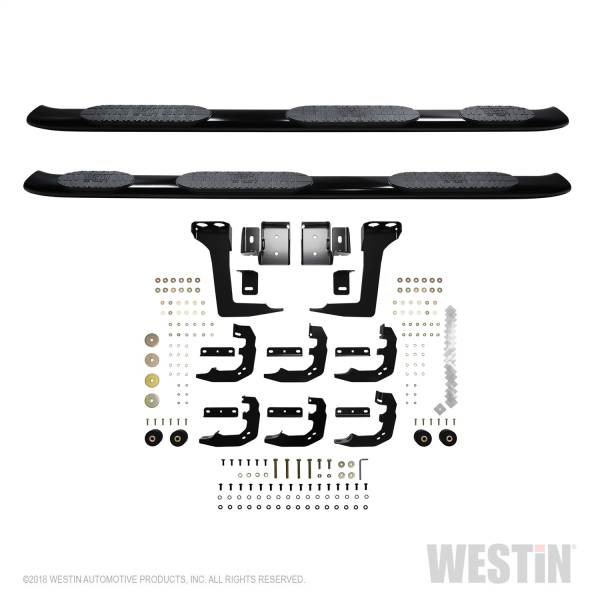 Westin - Westin PRO TRAXX 5 Oval Wheel to Wheel Nerf Step Bars 21-534705
