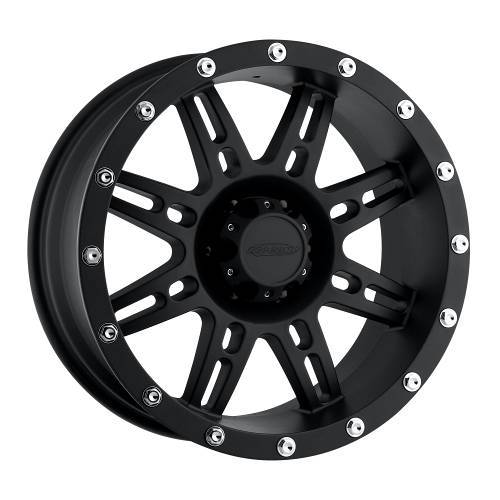 Pro Comp Wheels - Pro Comp Wheels Prodigy Satin Black 18x9 8x170 5BS Offset 0mm Cap P/N 504651502 7046-8970