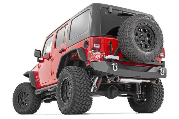 Rough Country - Rough Country Jeep Tubular Front and Rear Fender Flares Set (07-18 Wrangler JK) 10533