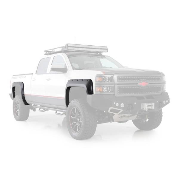 Smittybilt - Smittybilt M1 FENDER FLARES FOR 14-17 CHEVY 1500 6.6FT BED 17292