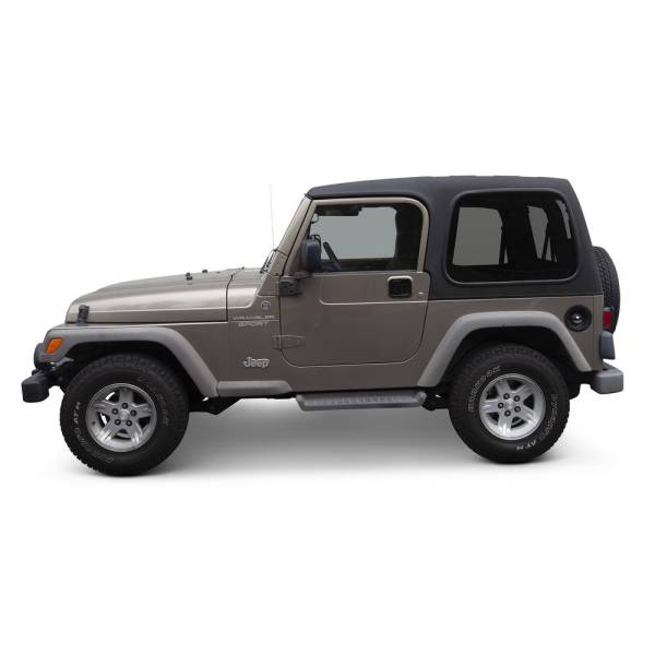 Smittybilt - Smittybilt Tonneau Cover - For Oem Soft Top W/ Channel Mount - Denim Black 701015
