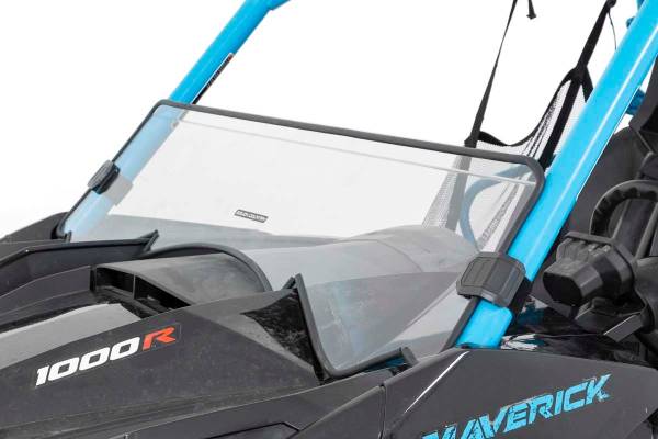 Rough Country - Rough Country Can-Am Scratch Resistant Half Windshield (13-18 Maverick) 98131831