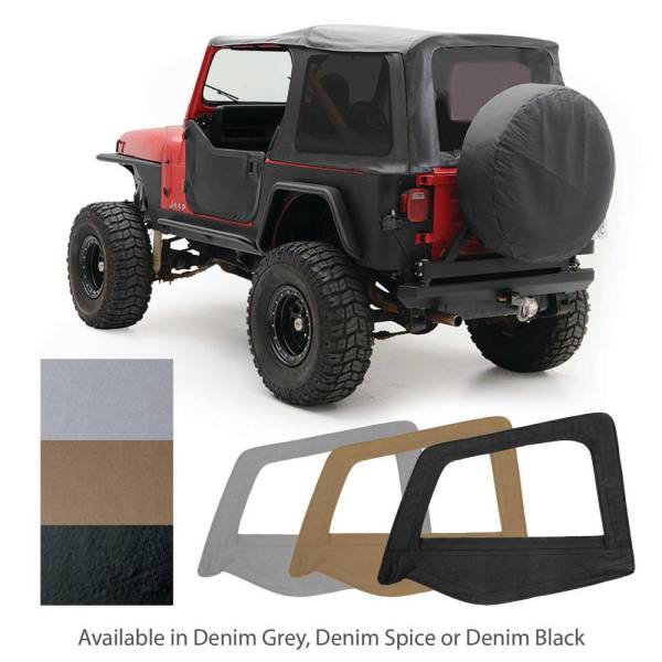 Smittybilt - Smittybilt Soft Top - Oem Replacement W/Tinted Windows - Denim Gray 9870211