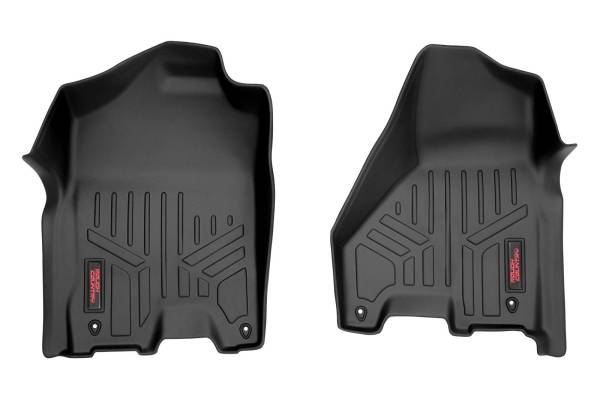 Rough Country - Rough Country Heavy Duty Floor Mats Front - (12-18 Dodge Ram, Crew/ Mega Cab) M-3141