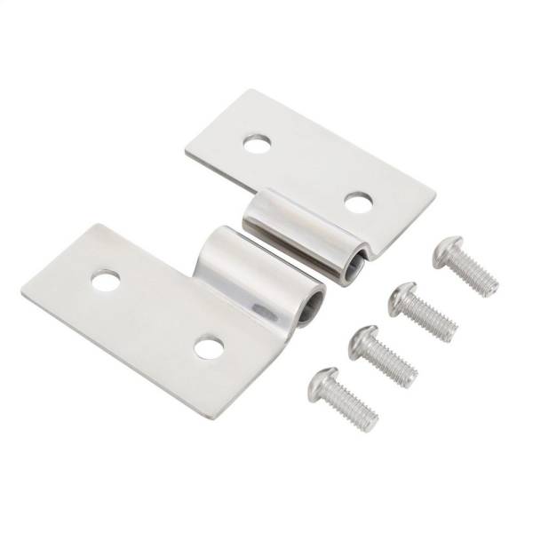 Smittybilt - Smittybilt Lower Door Hinge Brackets - Stainless Steel 7407