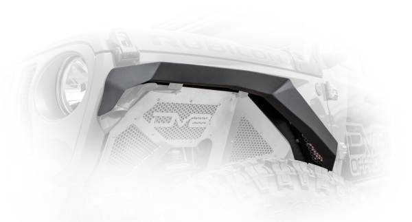 DV8 Offroad - DV8 Offroad Fender Flares; Armor; Front & Rear FDJL-01