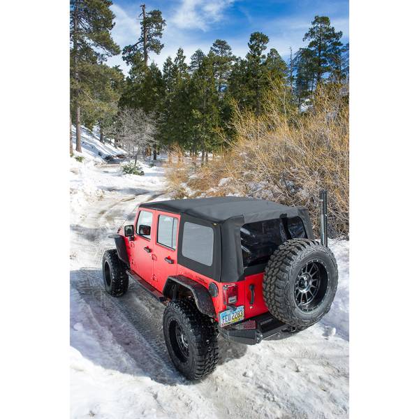 Smittybilt - Smittybilt 07 - 15 Jeep Wrangler JK SRC Gen 2 Bolt-On Tire Carrier 76857